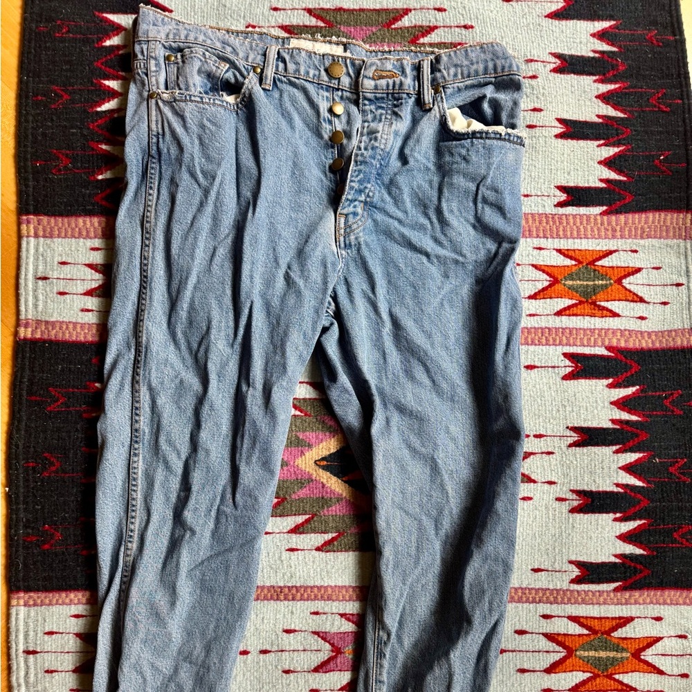 The Great The Fellow frayed jeans